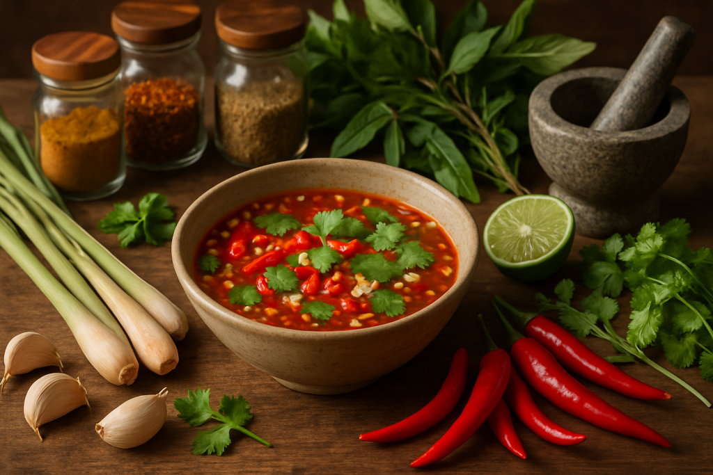 apprenez à préparer une délicieuse sauce chili thaï maison grâce à notre guide complet. découvrez les ingrédients secrets et les techniques qui vous permettront d'ajouter une touche épicée et authentique à vos plats préférés.